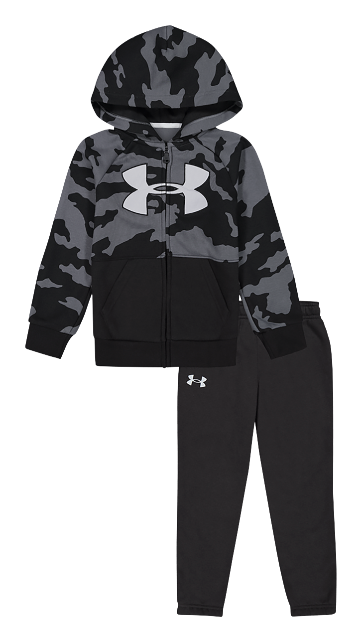Under Armour Fury Camo Long-Sleeve Hoodie and Pants Set for Babies ...